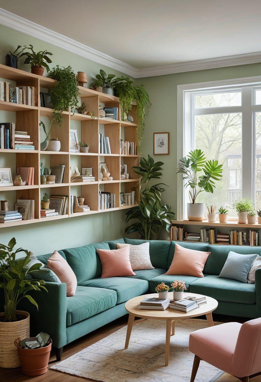 A warm family gathering in a cozy living room, featuring diverse family members engaging in activities like reading, crafting, and talking, surrounded by elements symbolizing support and education such as books, plants, and wellness items. The atmosphere is bright and inviting, emphasizing connection and resilience. soft pastel colors. cozy warmth. super-realistic.